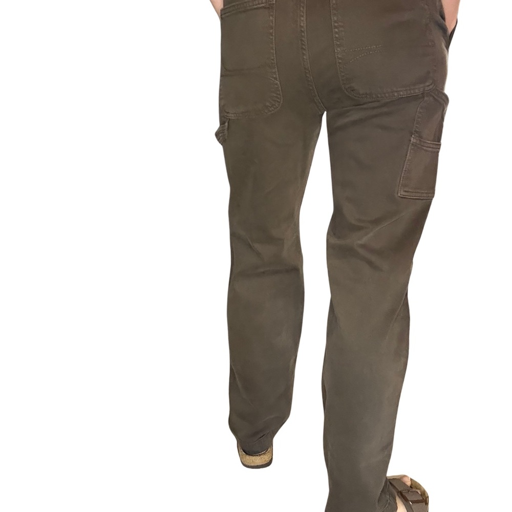 Hollister Brown Baggy Cargo Pants | 90s Streetwear Utility Style - Picture 2 of 3